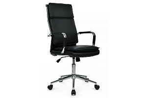 Кресло руководителя RV Chair DIL 6018H Чёрная экокожа фото